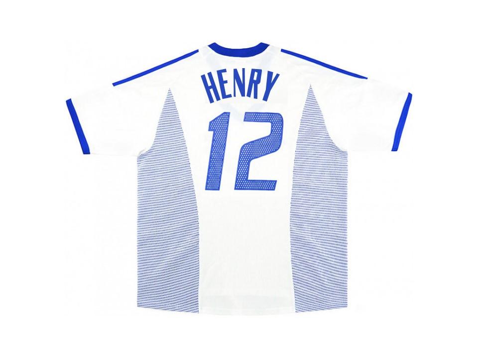 France 2002 Henry 12 World Cup Away Jersey