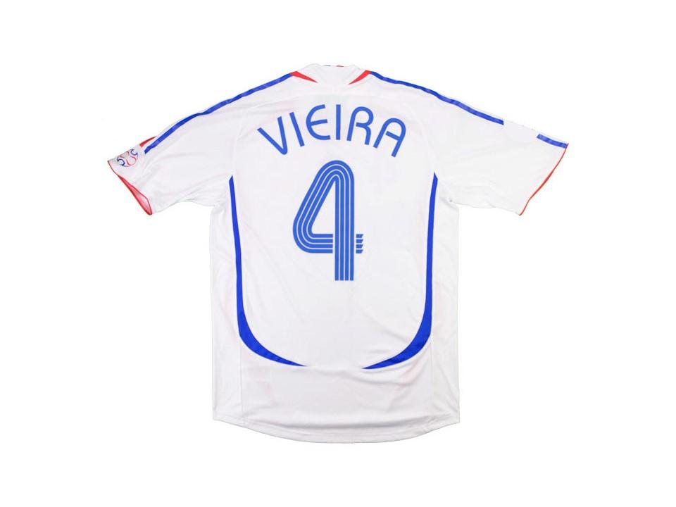 France 2006 World Cup Vieira 4 Away Jersey