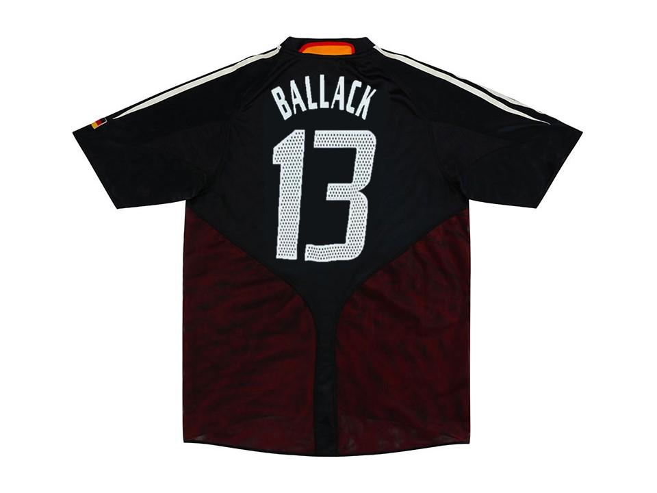Germany 2004 Ballack 13 Away Football Shirt Soccer Jersey