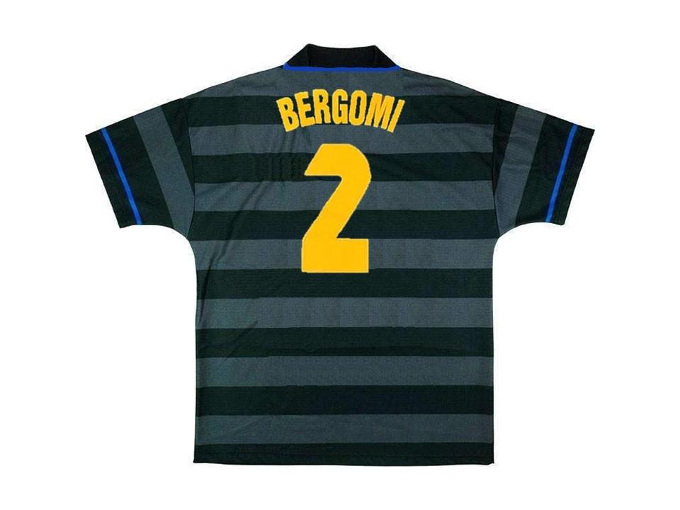 Inter Milan 1997 1998 Bergomi 2 Home Football Shirt Soccer Jersey