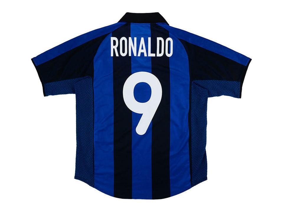 Inter Milan 2001 2002 Ronaldo 9 Home Jersey