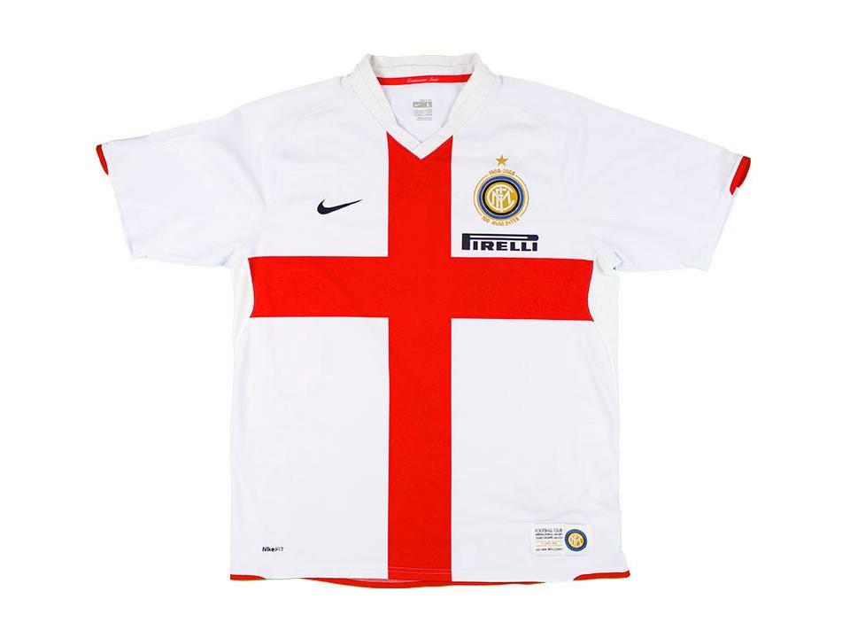 Inter Milan 2007 2008 100 Years Football Shirt Soccer Jersey
