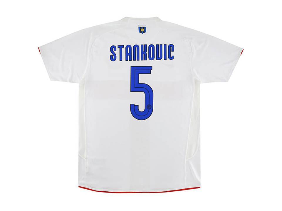 Inter Milan 2007 2008 Stankovic 5 100 Years Football Shirt Soccer Jersey