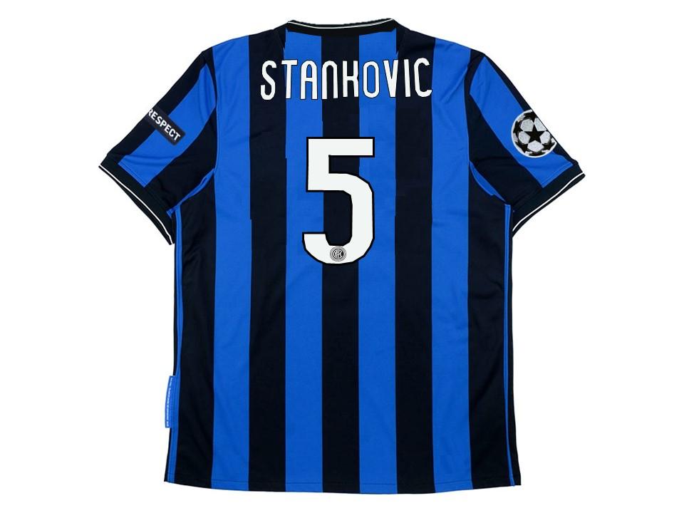 Inter Milan 2010 Stankovic 5 Ucl Final Home Football Shirt Jersey