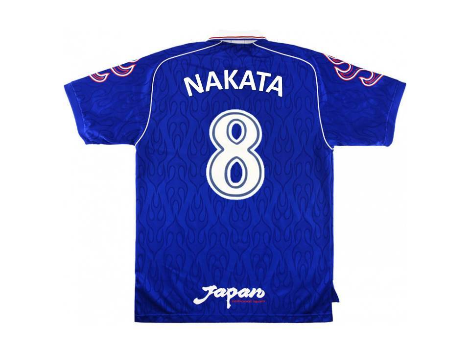 Japan 1998 Nakata 8 World Cup Home Football Shirt Soccer Jersey