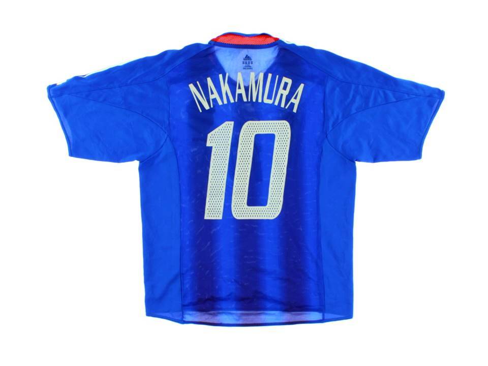 Japan 2004 Nakamura 10 Asian Cup Home Football Shirt Soccer Jersey