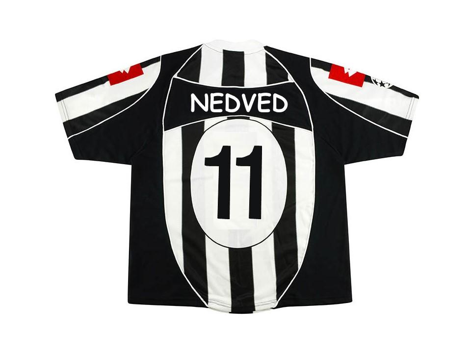 Juventus 2002 2003 Nedved 11 Home Football Shirt Soccer Jersey