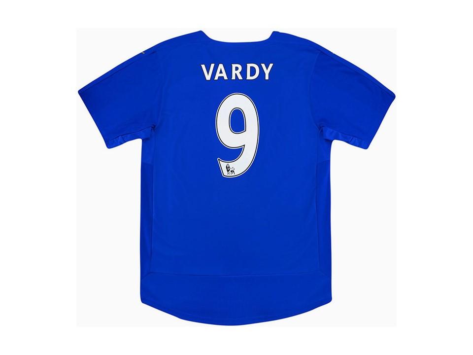 Leicester City 2015 2016 Vardy 9 Home Jersey