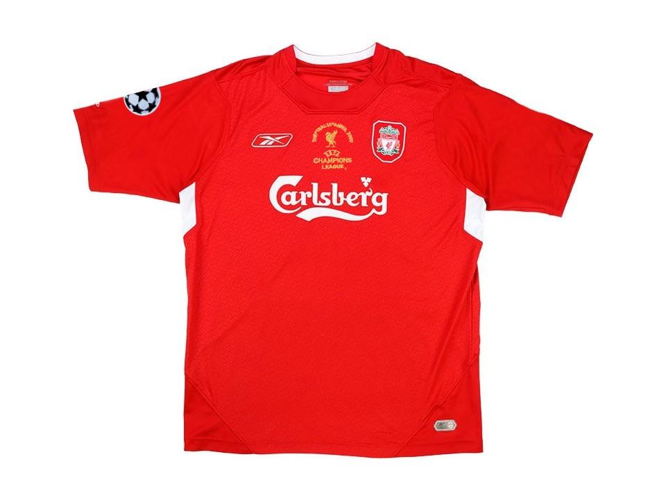 Liverpool 2004 2005 Ucl Final 2005 Home Football Shirt Soccer Jersey