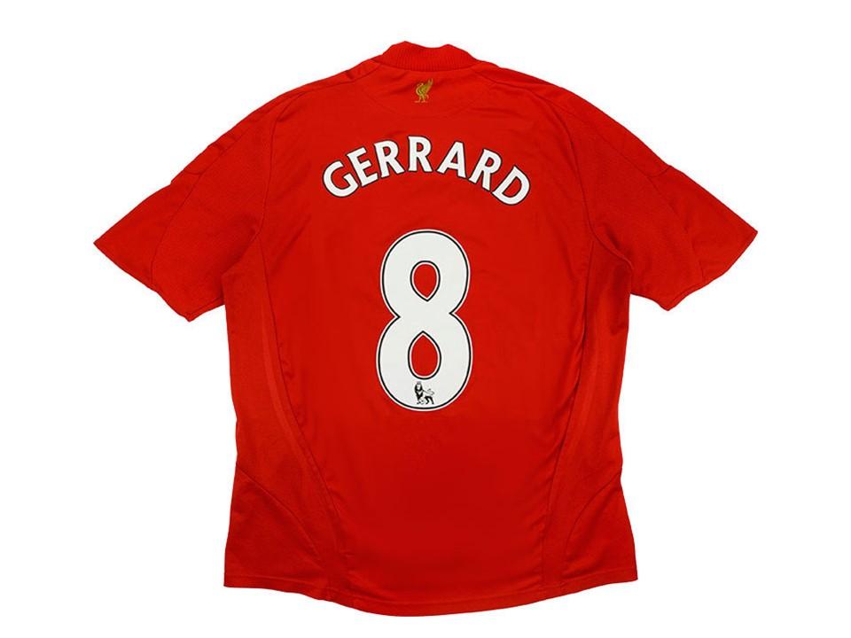 Liverpool 2008 2010 Gerrard 8 Home Football Shirt Soccer Jersey