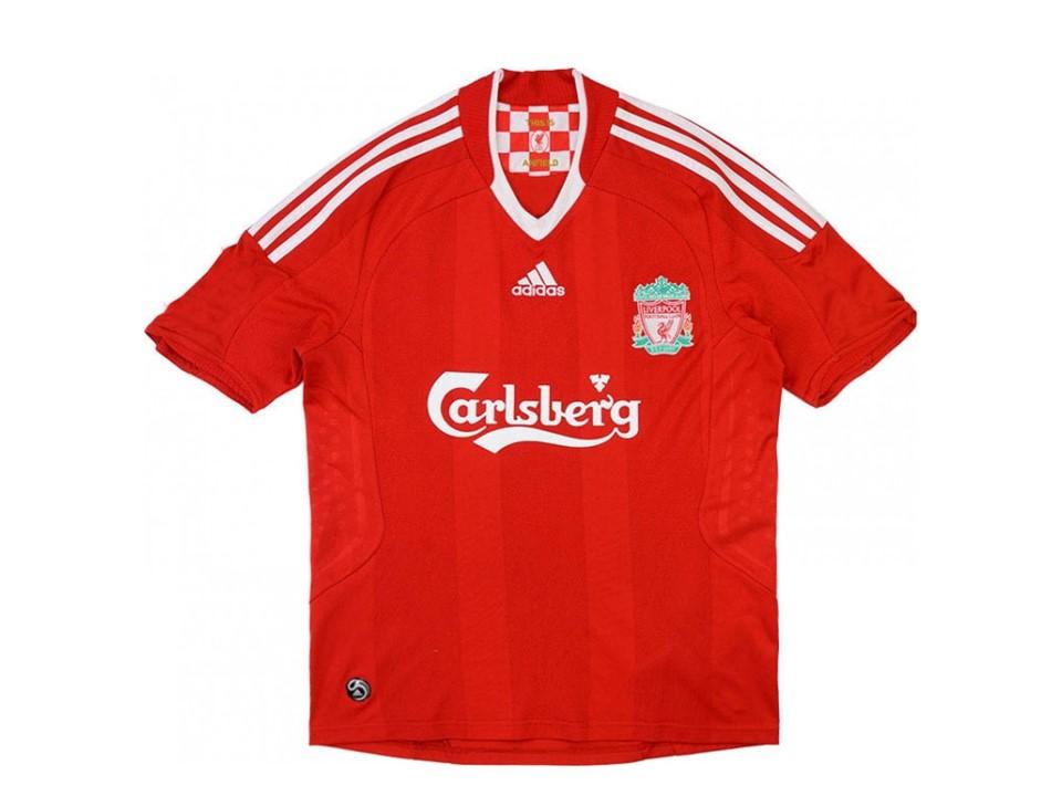 Liverpool 2008 2010 Home Football Shirt Soccer Jersey