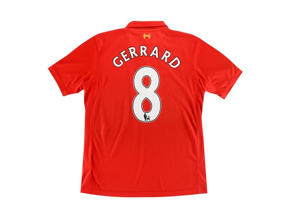 Liverpool 2012 2013 Gerrard 8 Home Jersey