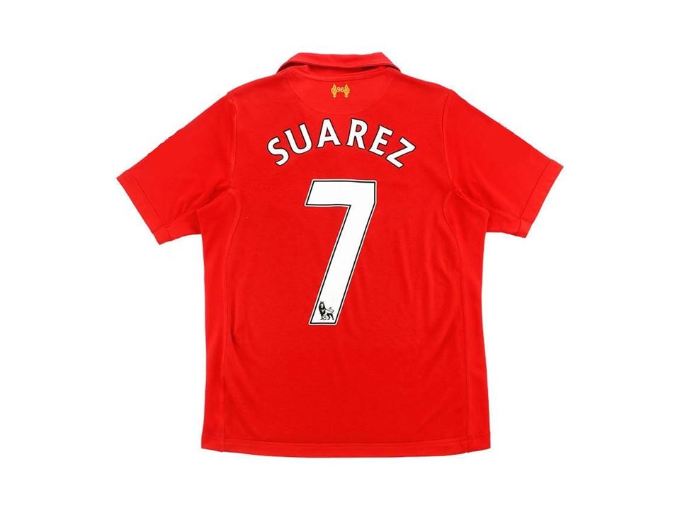 Liverpool 2012 2013 Suarez 7 Home Jersey