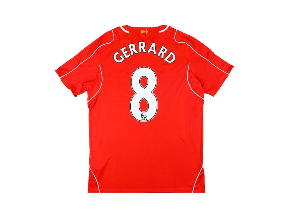 Liverpool 2014 2015 Gerrard 8 Home Jersey