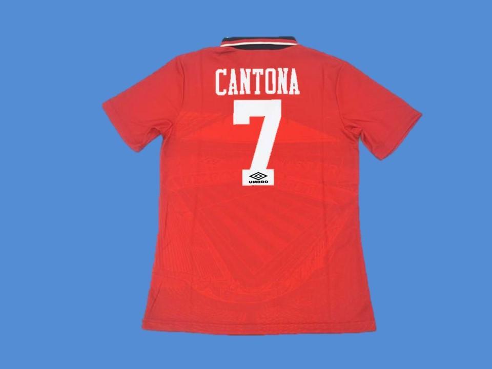 Manchester United 1994 1996 Cantona 7 Home Jersey