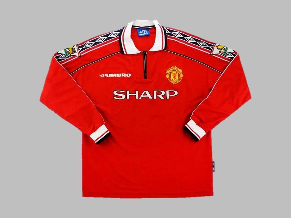 Manchester United 1998 1999 Home Long Sleeve Shirt