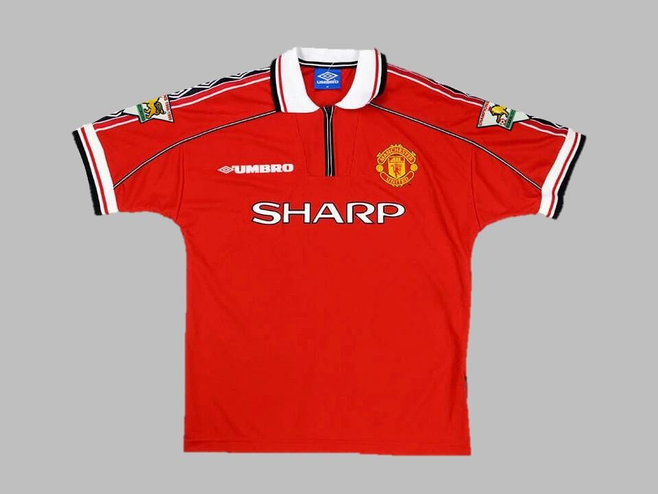 Manchester United 1998 1999 Home Shirt
