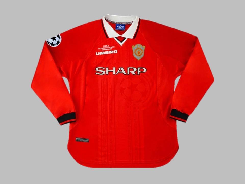 Manchester United 1999 Ucl Final Long Sleeve Home Shirt