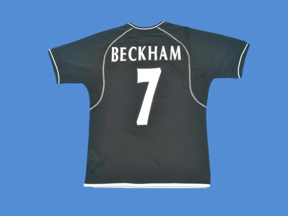 Manchester United 2000 2002 Beckham 7 Black Jersey