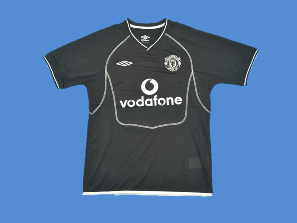 Manchester United 2000 2002 Black Jersey