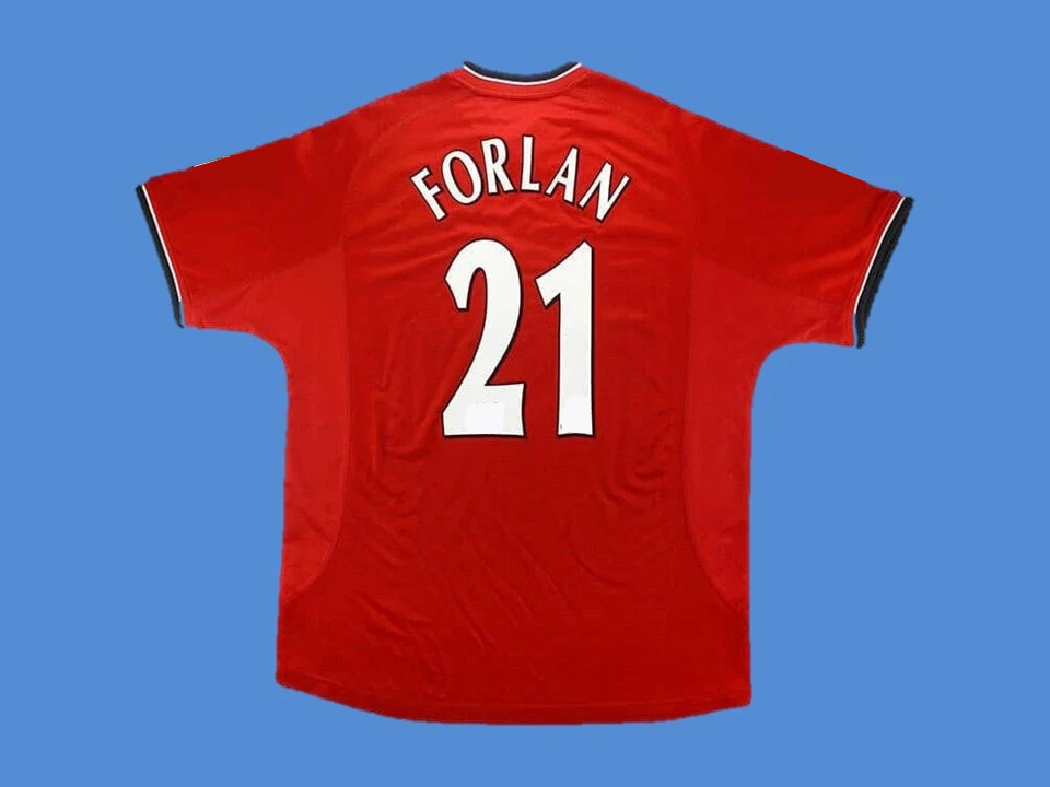 Manchester United 2000 2002 Forlan 21 Home Jersey