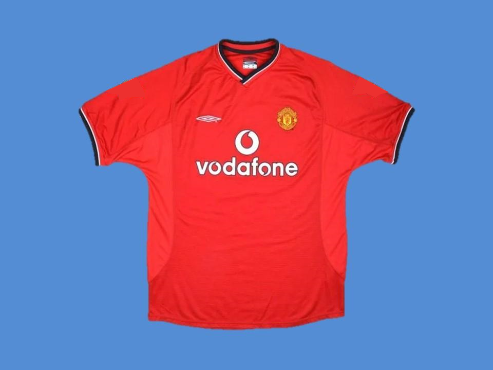 Manchester United 2000 2002 Home Jersey
