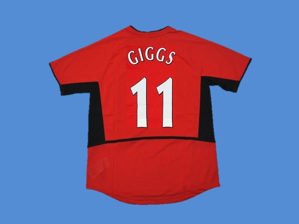 Manchester United 2002 2003 Giggs 11 Home Jersey