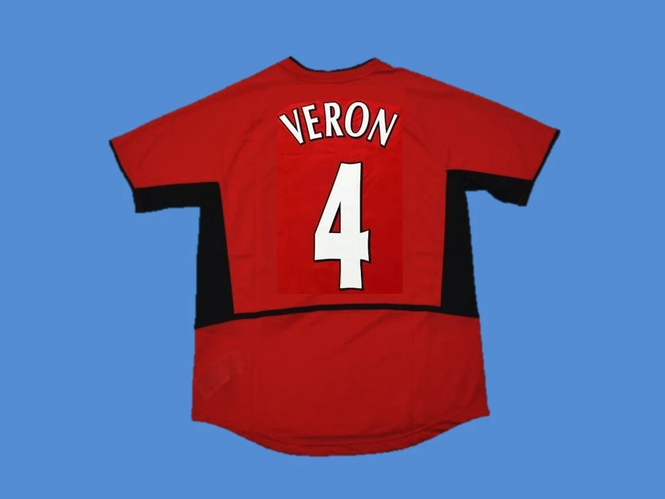 Manchester United 2002 2003 Veron 4 Home Jersey