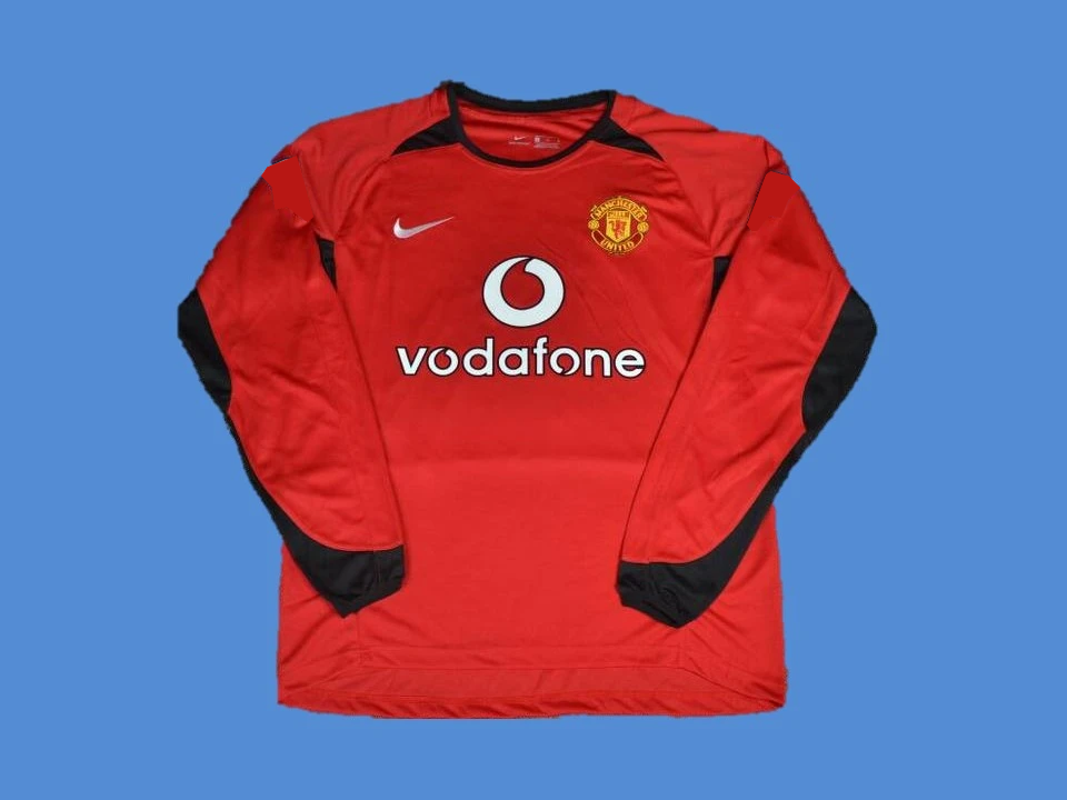 Manchester United 2002 2004 Home Jersey