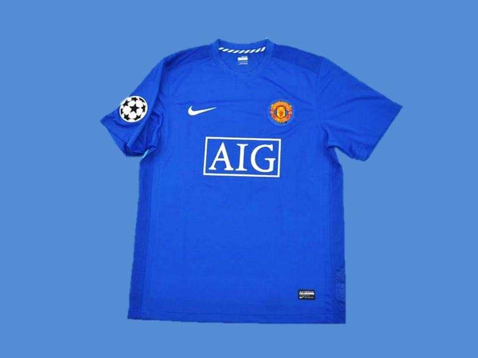 Manchester United 2007 2008 Away Jersey Champions League