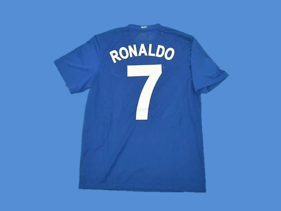 Manchester United 2007 2008 Ronaldo 7 Away Football Shirt Soccer Jersey