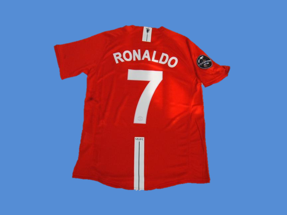 Manchester United 2008 2009 Ronaldo 7 Short Sleeve  Jersey