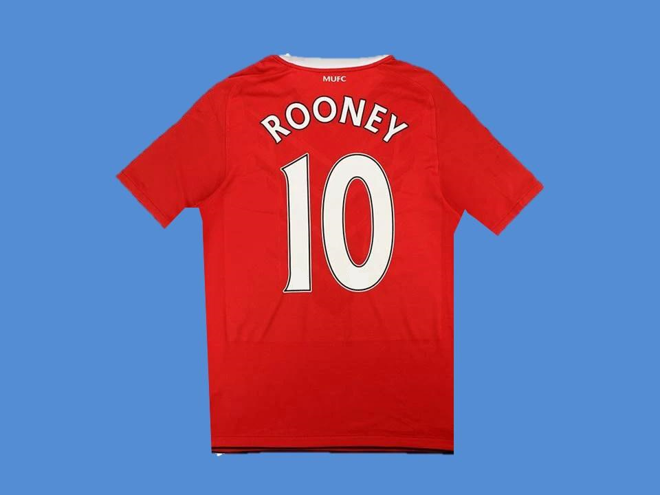 Manchester United 2010 2011 Rooney 10home Jersey
