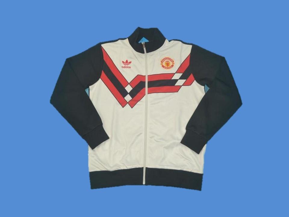 Manchester United Black White 1990 Jacket