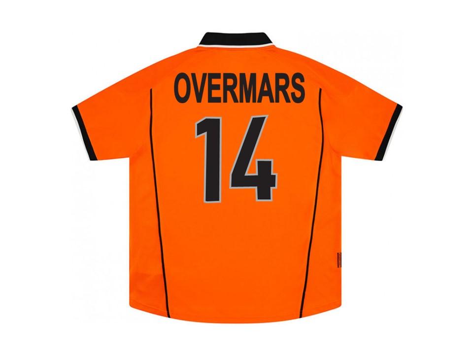 Netherlands Holland 1998 Overmars 14 World Cup Home Football Shirt Soccer Jersey