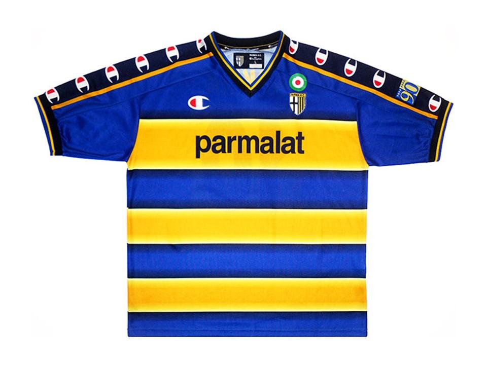 Parma 2002 2003 Home Football Shirt Soccer Jersey