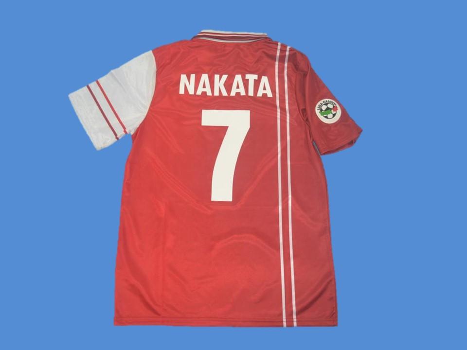 Perugia 1998 1999 Nakata 7 Jersey Serie A Patch