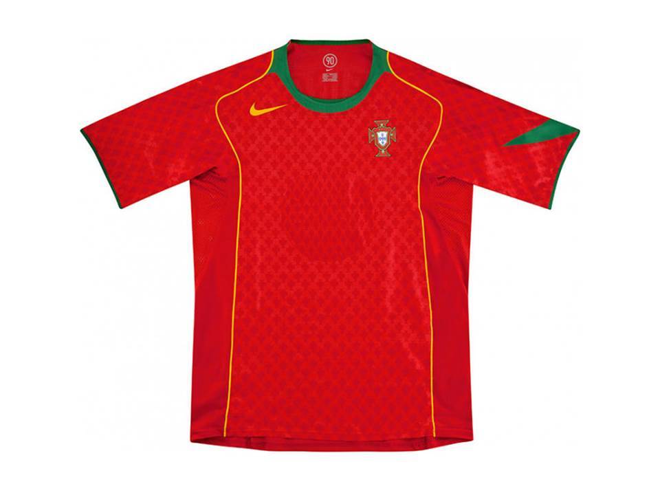 Portugal 2004 2006 Home Football Shirt Soccer Jersey