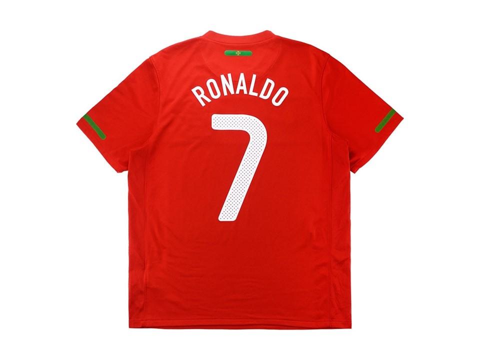 Portugal 2010 Ronaldo 7 World Cup Home Football Shirt Soccer Jersey