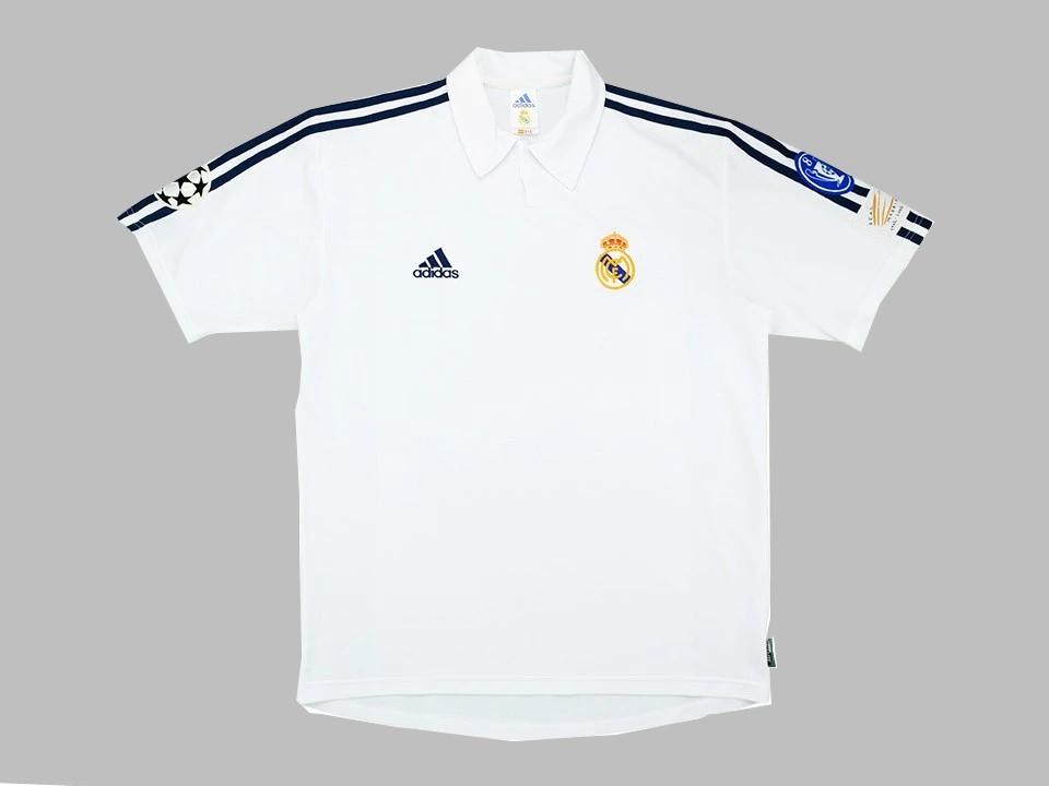 Real Madrid 2002 Ucl Final Home Shirt