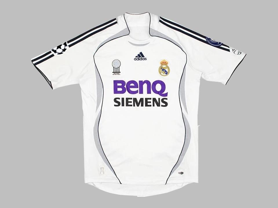 Real Madrid 2006 2007 Home Shirt Ucl