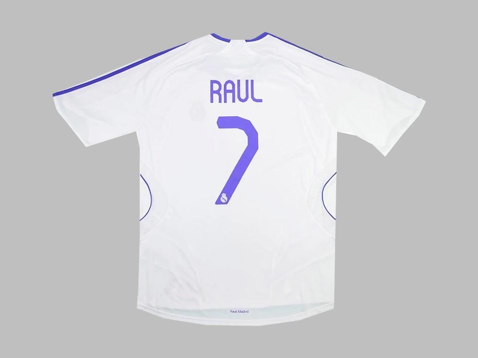 Real Madrid 2007 2008 Raul 7 Home Shirt