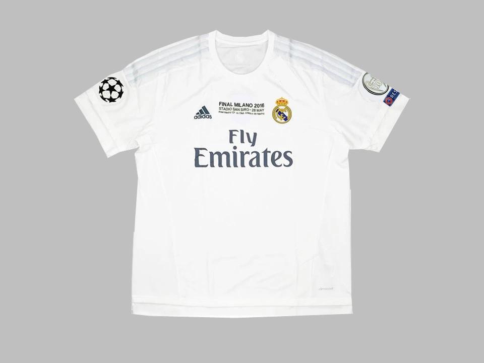 Real Madrid 2015 2016 Home Shirt Final Champions League