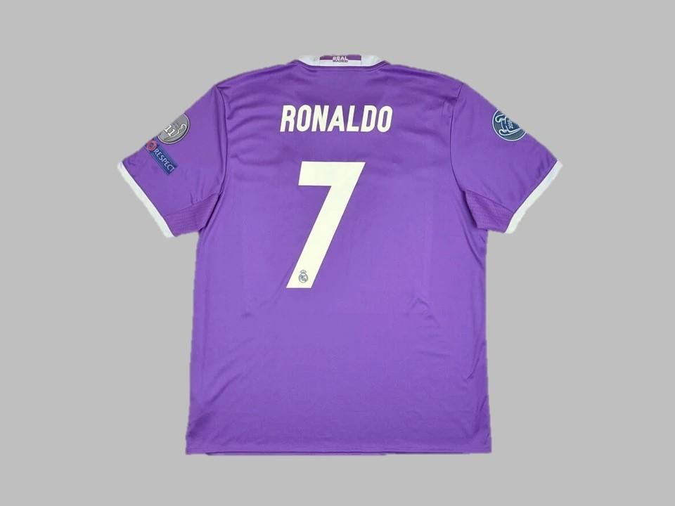 Real Madrid 2015 2016 Ronaldo 7 Champios League Away Shirt