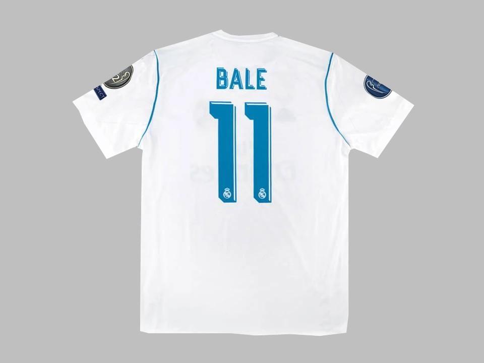Real Madrid 2017 2018 Bale 11 Home Shirt