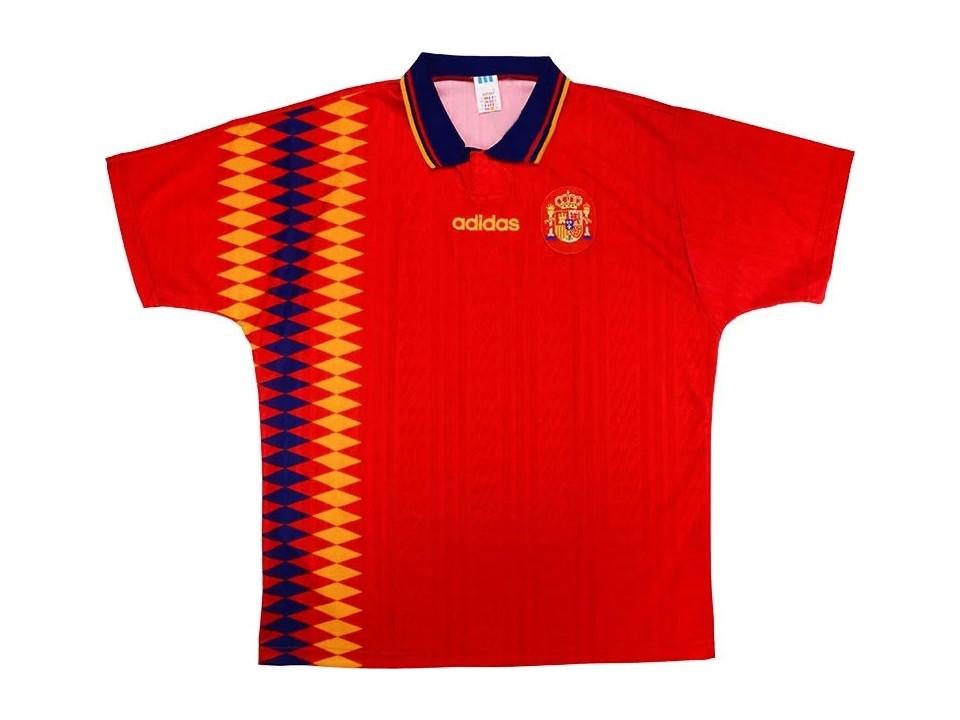 Spain 1994 Espaa World Cup Home Football Shirt
