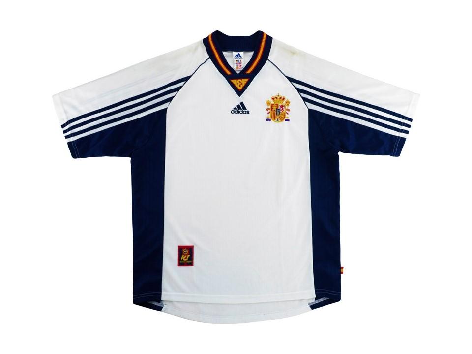 Spain 1998 World Cup Away Football Shirt Soccer Jersey