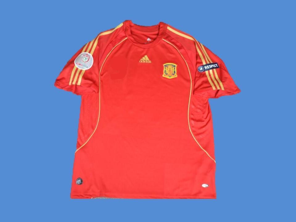 Spain 2008 Euro Cup Home Jersey