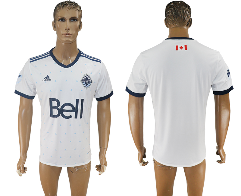 2017-2018 Vancouver Whitecaps FC   football jersey white
