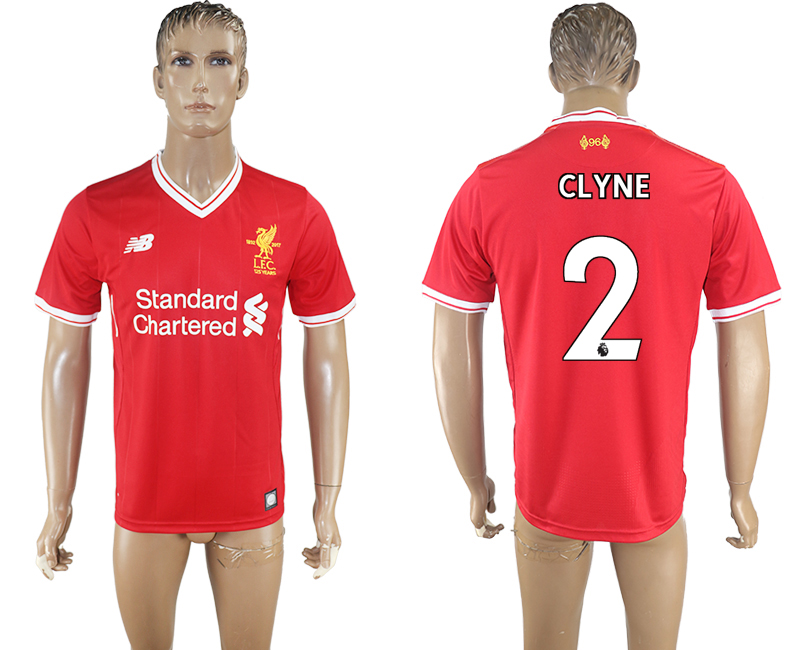 2017-2018 Liverpool CLYNE #2 FOOTBALL JERSEY RED